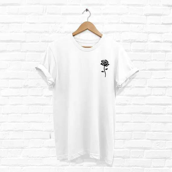 Mister Tee - Rose Heren T-shirt - M - Wit
